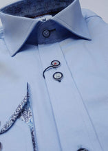 Load image into Gallery viewer, Alfie Long Sleeve Sky Blue Shirt by Marc Darcy