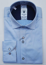 Load image into Gallery viewer, Alfie Long Sleeve Sky Blue Shirt by Marc Darcy