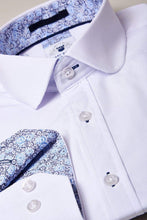 Load image into Gallery viewer, Arthur Plain White Penny Collar Shirt by Marc Darcy