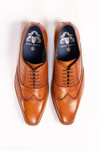 Load image into Gallery viewer, Carson Mid-Tan Wingtip Oxford Brogue by Marc Darcy