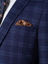 Load image into Gallery viewer, Marc Darcy Chigwell 3pc Blue Tweed Check Suit