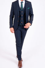 Load image into Gallery viewer, Marc Darcy Max 3PC Navy Suit