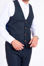 Load image into Gallery viewer, Marc Darcy Max 3PC Navy Suit