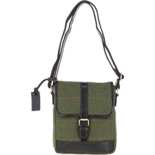 Load image into Gallery viewer, Mens Vintage Hunter Leather Travel Bag Tweed : Toby FB