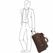 Load image into Gallery viewer, Ashwood Weekend Leather Travel Holdall - ALBERT