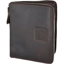 Load image into Gallery viewer, Leather Zip Around I-Pad Case