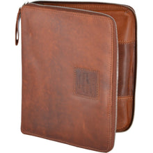 Load image into Gallery viewer, Leather Zip Around I-Pad Case
