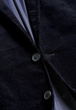 Load image into Gallery viewer, Shakespeare Hunter Navy Washed Cotton Needle Cord Jacket
