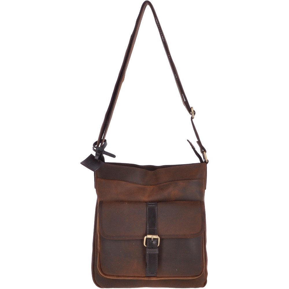 Vintage Hunter Leather Travel Bag Brown : Doug