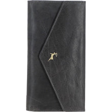 Load image into Gallery viewer, Gloucester Vintage Wash 12 Card Leather Purse (Grey)