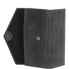 Load image into Gallery viewer, Gloucester Vintage Wash 12 Card Leather Purse (Grey)