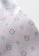 Load image into Gallery viewer, Pink Mosaic Pure Silk Tie and Pocket Square Set
