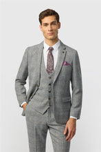 Load image into Gallery viewer, Marc Darcy KRIS 3PC Suit SILVER

