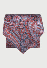 Load image into Gallery viewer, Large Paisley Jacquard Silk Tie
