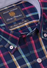Load image into Gallery viewer, Check Short Sleeve &#39;Portofino&#39; Inspired Shirt (4300E)
