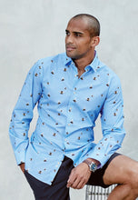 Load image into Gallery viewer, Regular Fit Bumble Bees Print Cotton Shirt
