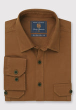 Load image into Gallery viewer, Regular Fit Camel Cotton Moleskin Shirt
