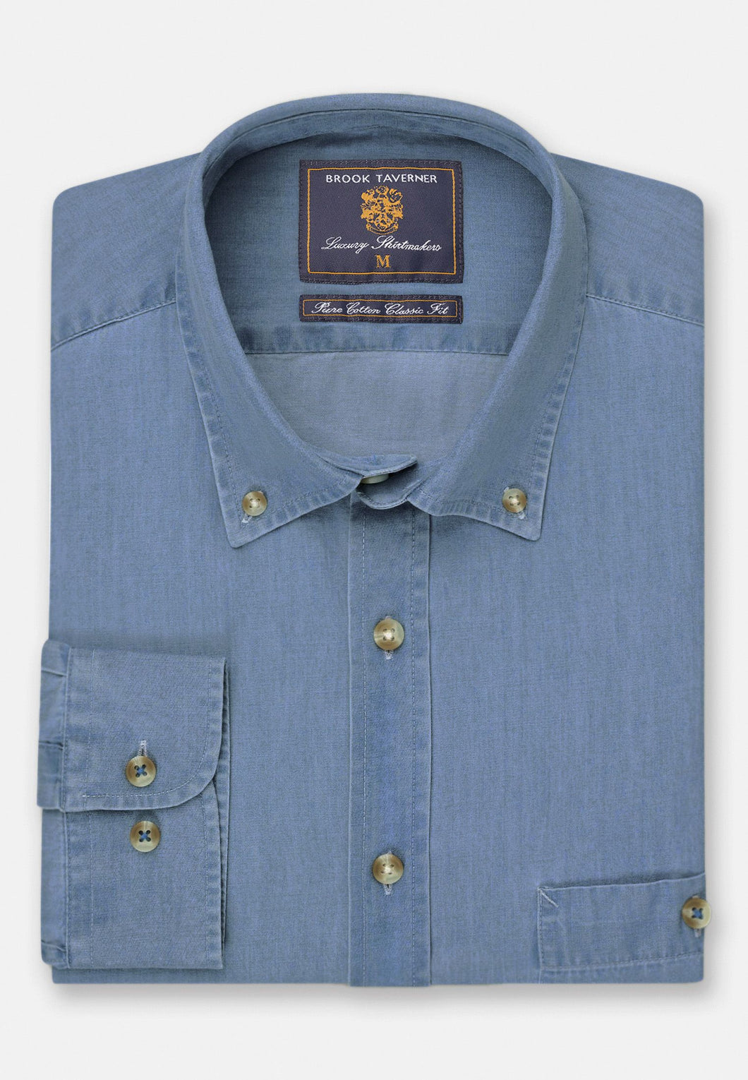 Washed Chambray Shirt (7717B)