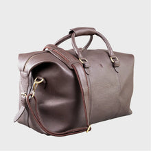 Load image into Gallery viewer, Oak Premium Leather Holdall – Genuine Leather Travel &amp; Weekend Bag
