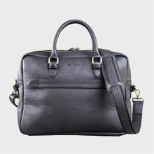 Load image into Gallery viewer, Alder Pebble Grain Leather Techbag (Brown)
