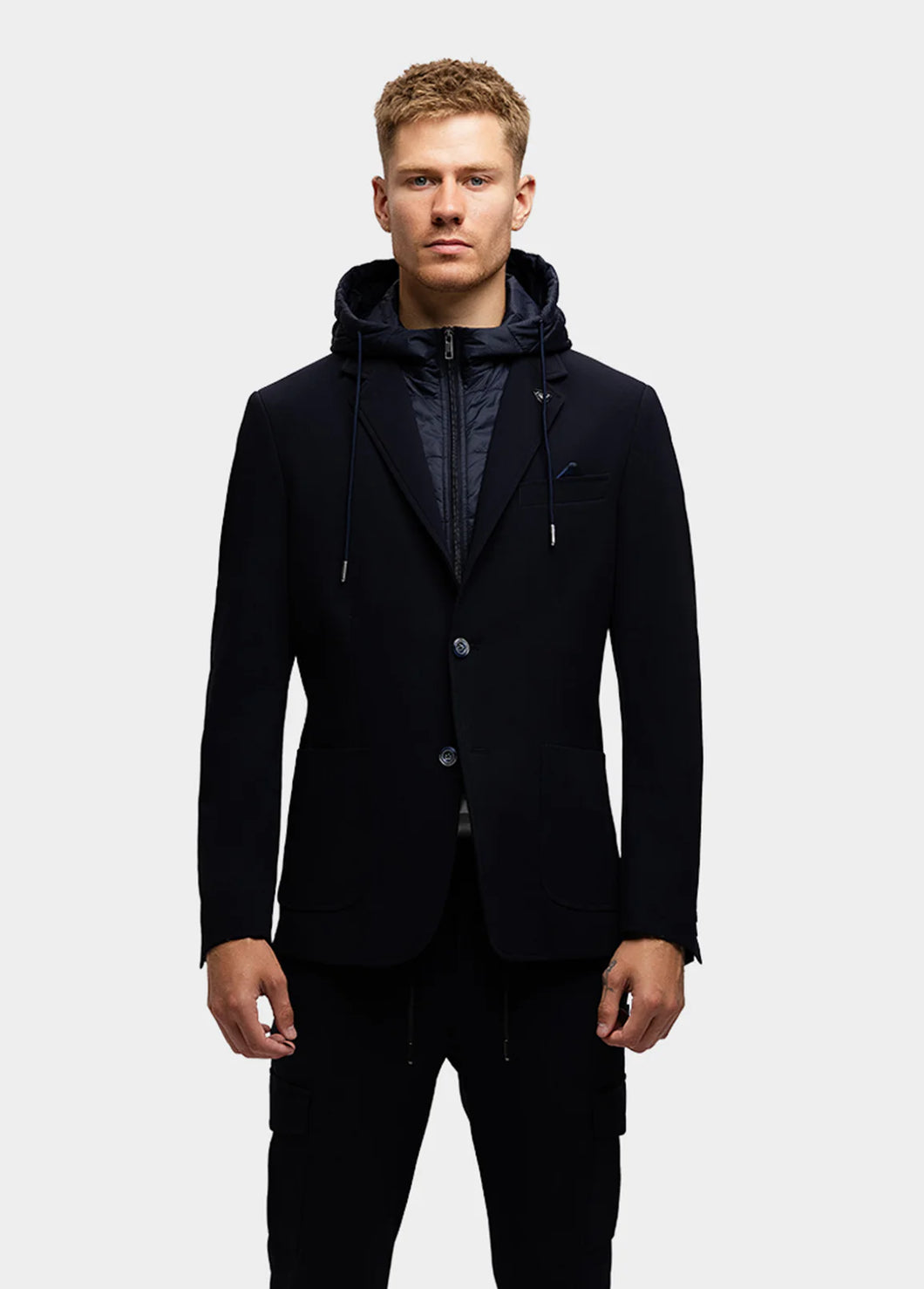 FLEXX HARALD SB Jacket with Hoody Dark Navy