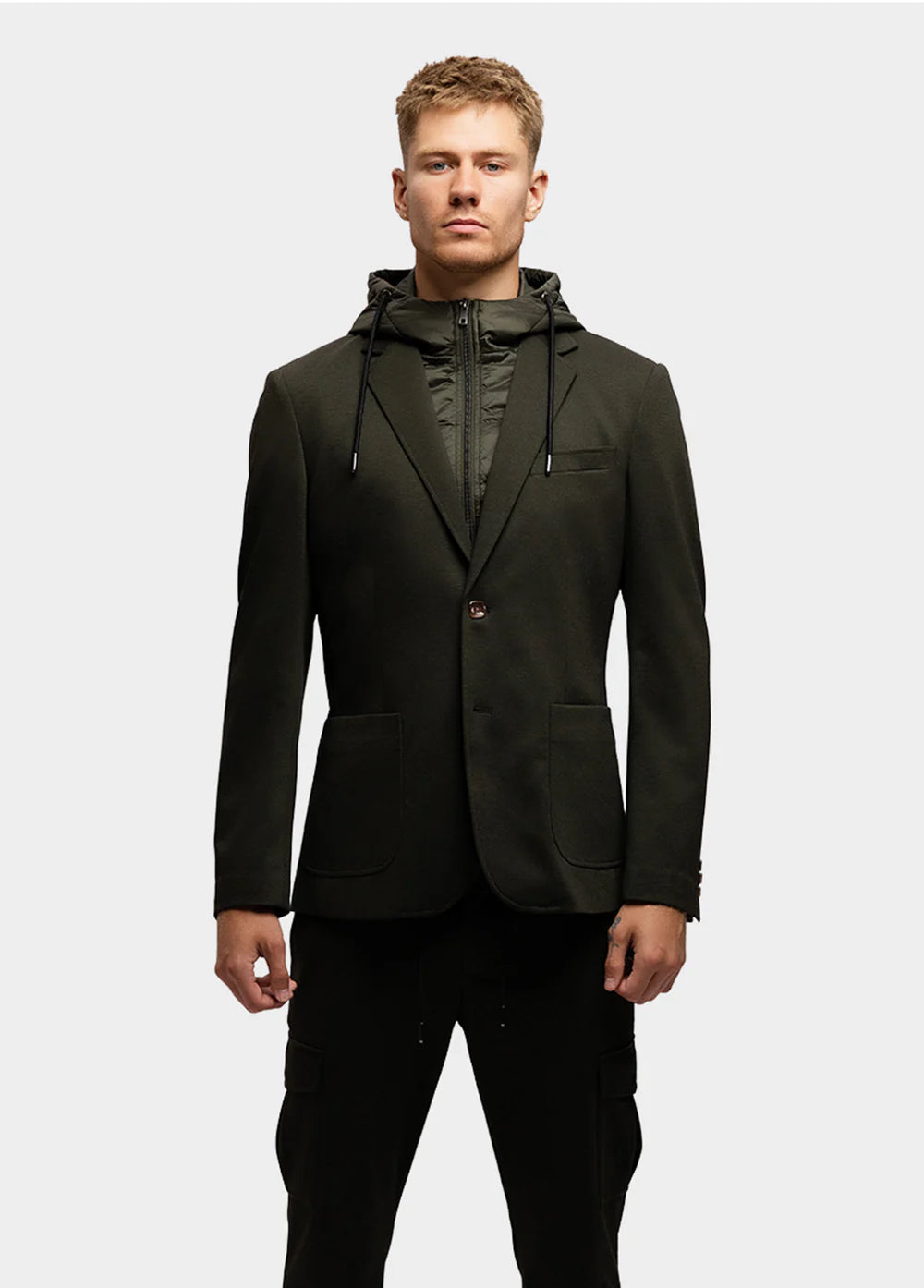 FLEXX HARALD SB Jacket with Hoody Green