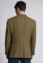 Load image into Gallery viewer, Tailored Fit Bentham Olive Check British Wool Jacket
