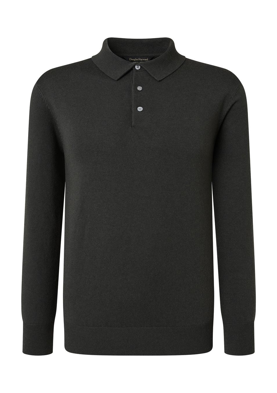 DOUGLAS HAYWARD CASHMERE Polo in Forest Green