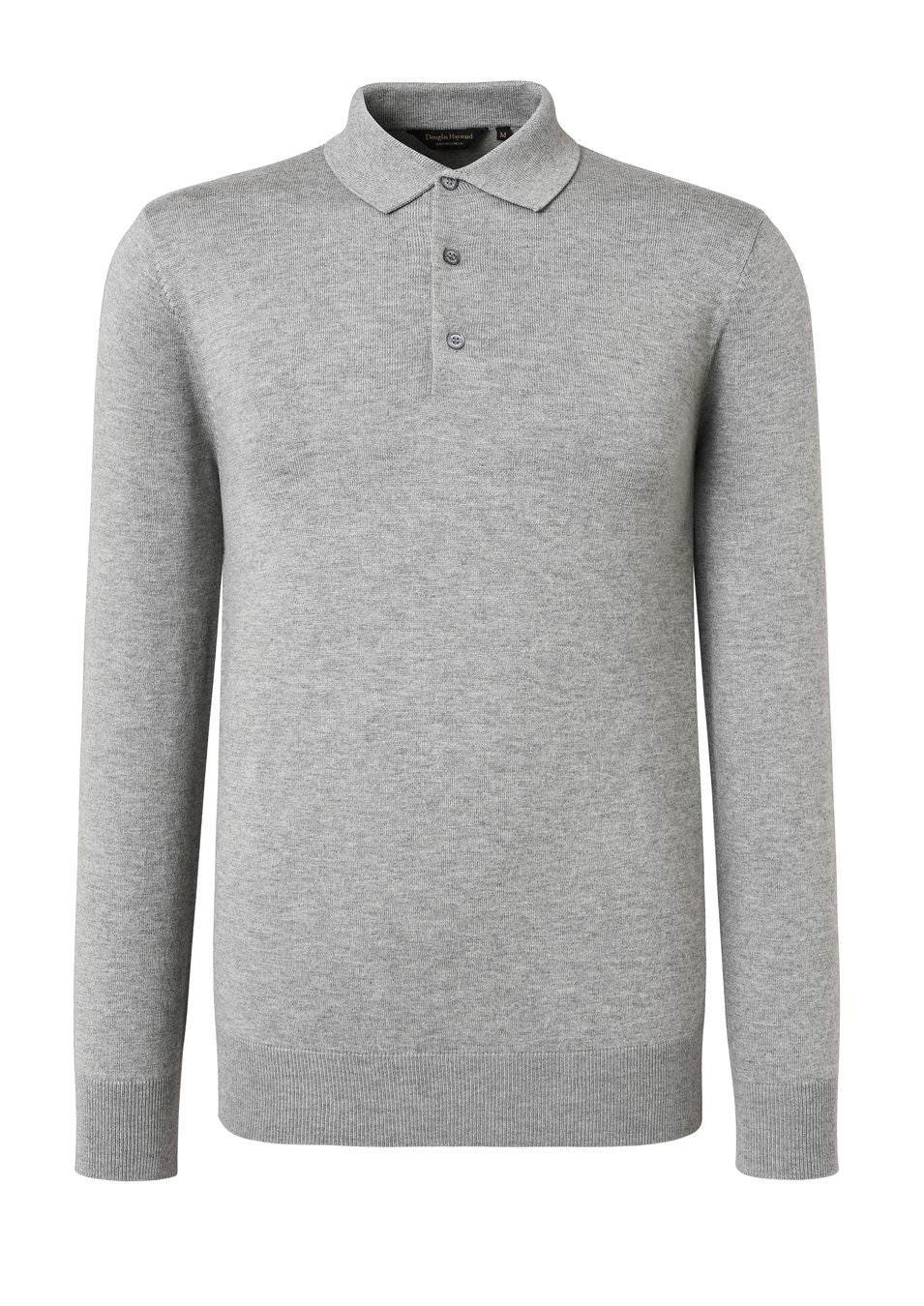 DOUGLAS HAYWARD CASHMERE Polo in Grey