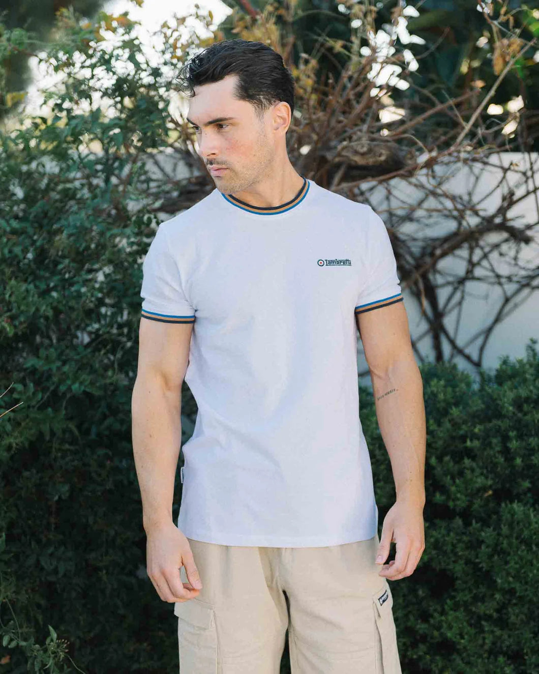 TRIPLE TIPPED PIQUE TEE