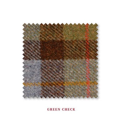 SHIRE Long Handled Bag Grn/Blu Tweed