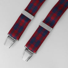 Load image into Gallery viewer, 35mm Tartan Clip End Braces
