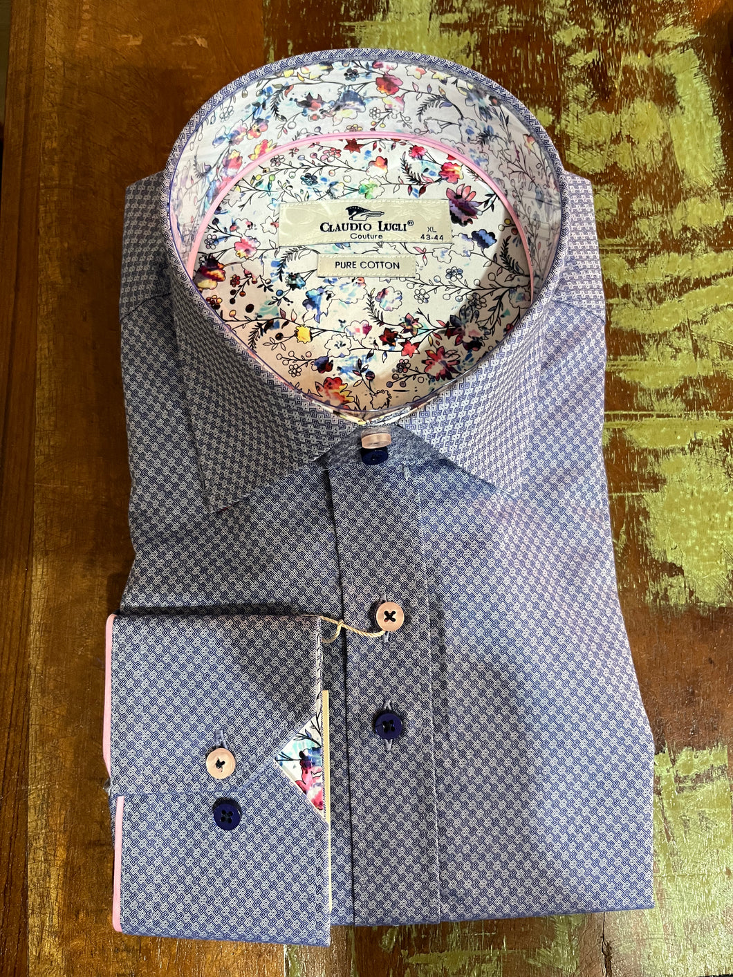 Claudio Lugli Blue Shirt - CP6994