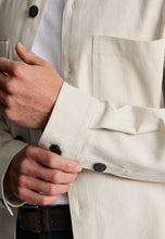 Load image into Gallery viewer, Ledger Ecru Cotton Linen Overshirt
