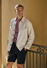 Load image into Gallery viewer, Ledger Ecru Cotton Linen Overshirt
