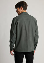 Load image into Gallery viewer, Ledger Dark Green Cotton Linen Overshirt
