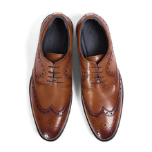 Load image into Gallery viewer, CAMBRIDGE - TAN LEATHER BROGUE SHOE (Copy)
