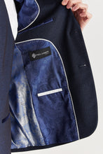 Load image into Gallery viewer, PAUL REGENT NAVY CHECK THREE PIECE SUIT
