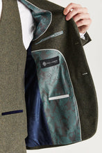 Load image into Gallery viewer, PAUL ANDREW OSCAR GREEN TWEED THREE PIECE SUIT
