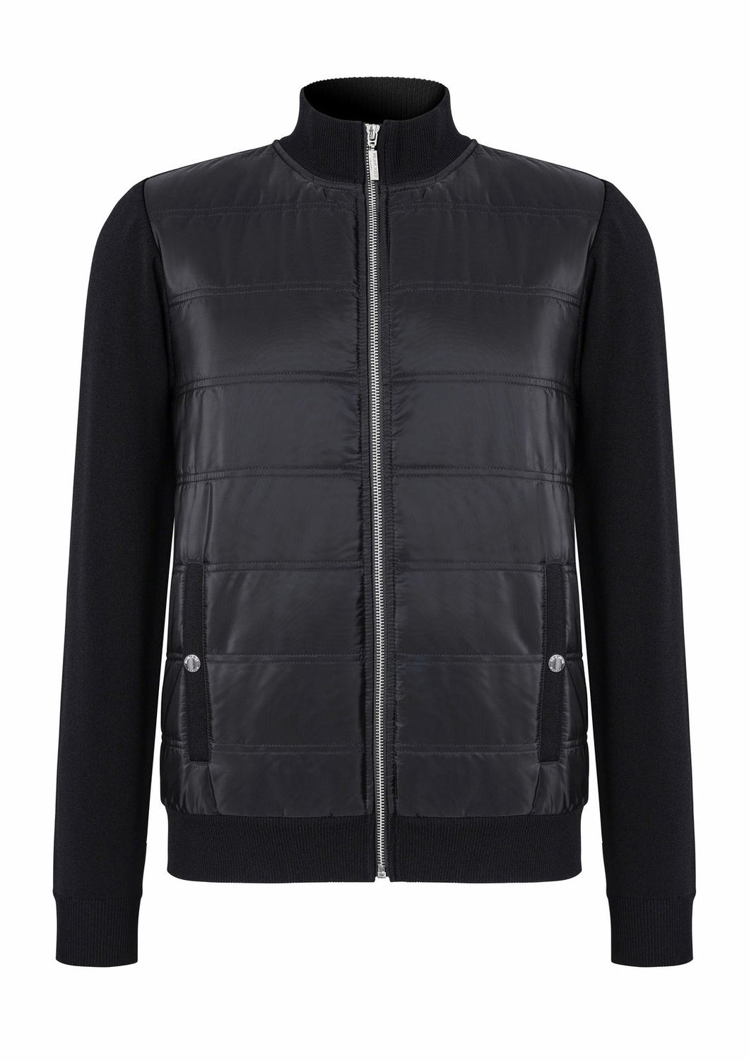 MONCRIEF Hybrid Bomber Jacket With Knitted Sleeve