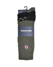 Load image into Gallery viewer, LAMBRETTA 3PK Checker Socks
