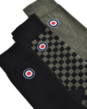 Load image into Gallery viewer, LAMBRETTA 3PK Checker Socks

