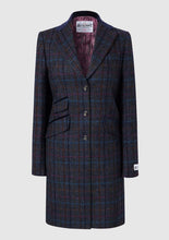 Load image into Gallery viewer, BUCKTROUT TORI ¾ COAT - NAVY MULTI CHECK
