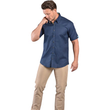 Load image into Gallery viewer, Claudio Lugli Plain Navy SS Shirt (CP6474)
