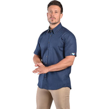 Load image into Gallery viewer, Claudio Lugli Plain Navy SS Shirt (CP6474)
