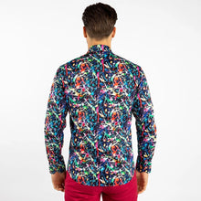Load image into Gallery viewer, CLAUDIO LUGLI ART ATTACK PAINT SPLASH BLACK PRINT SHIRT CP8042
