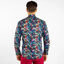 Load image into Gallery viewer, Claudio Lugli ART ATTACK PAINT SPLASH BLACK PRINT SHIRT (CP8042)
