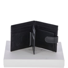 Load image into Gallery viewer, Crumble 8 Card, ID &amp; Coins Bill Fold Tab Wallet Black/crum : 1411 C
