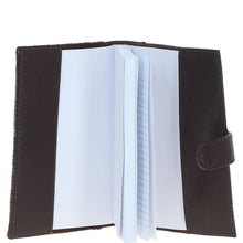 Load image into Gallery viewer, Ashwood Leather &amp; Harris Tweed® Cloth A6 Notebook Brown/Mcload: TW-18-01-BM
