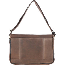 Load image into Gallery viewer, EDWARD Messenger Bag in Oily Brown Leather
